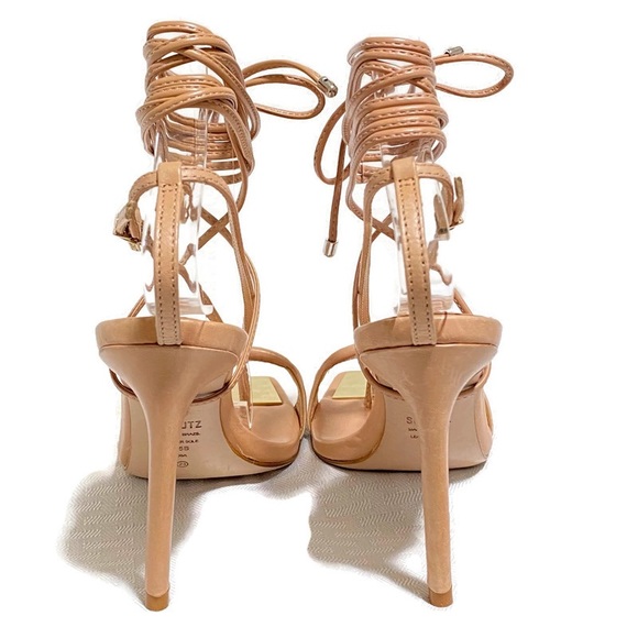 SCHUTZ  VIKKI LEATHER SANDALS - Picture 5 of 11